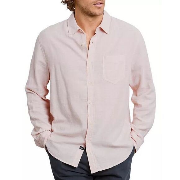 Rails NWT Wyatt Solid Shirt Peach Large - Picture 5 of 6